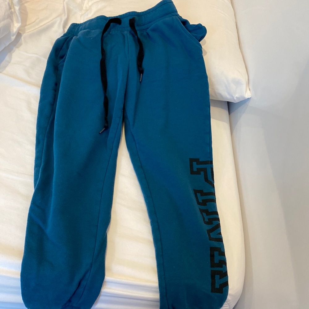 Blue sweatpants from PINK in good condition